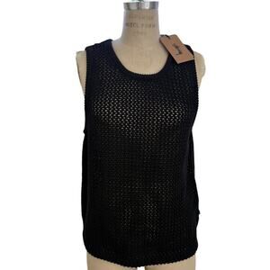 Stussy Mesh Knit Sweater Tank Top O'Dyed Mens Size‎ Small NEW